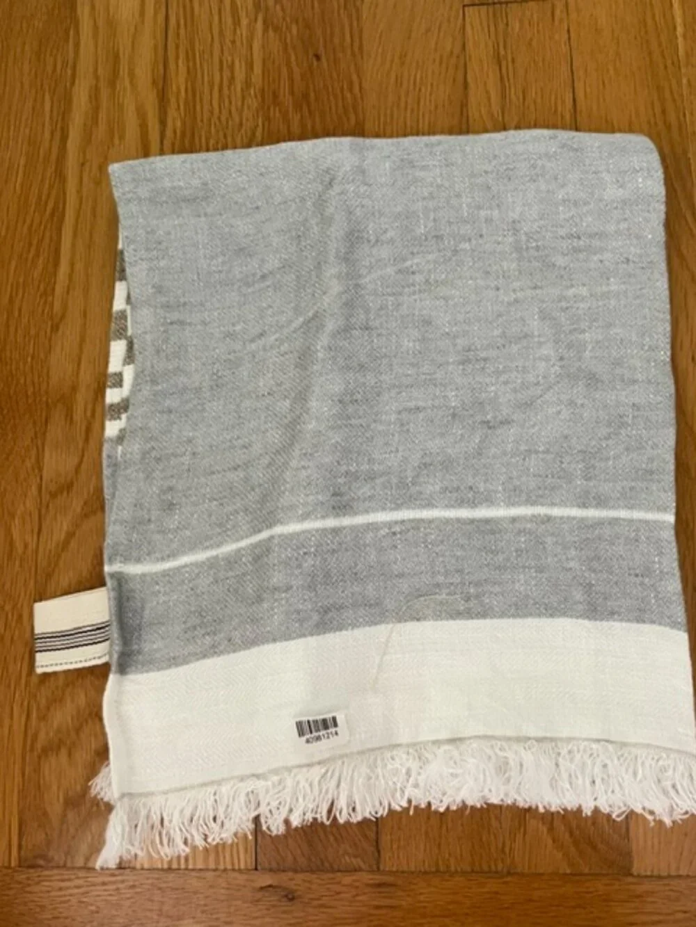 Libeco The Belgian Linen Towel Ash Stripe 25